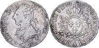 France 1/2 Ecu aux branches d'olivier Louis XVI, Paris, Silver -
