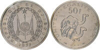 Djibouti 50 Francs Monnaie de Paris, Pattern, Copper-nickel -