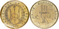 Djibouti 10 Francs Monnaie de Paris, Pattern, Aluminum-Bronze -