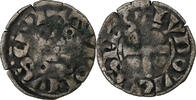 France Denier Tournois Louis VIII-IX, Billon -