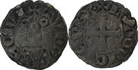 France Denier Tournois Louis VIII-IX, Billon -