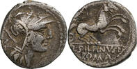  Denarius 91 BC Rome Junia, Rome, Silver, Crawford:337/3 S+ 912.02 元  ＋  41.42 元 运费