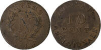 France Decime Napoleon I, Anvers, Siège d'Anvers, Bronze -