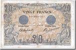 France 20 Francs Banknote, 20 F 1874-1905 ''Noir'', 1904-12-31 -