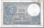 France 10 Francs Banknote, 10 F 1916-1942 ''Minerve'', 1916-09-22 -