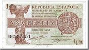 Spain 1 Peseta Banknote -