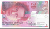 Switzerland 20 Franken Banknote -