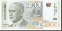 Serbia 2000 Dinara Banknote -