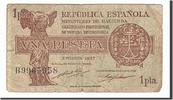 Spain 1 Peseta Banknote -