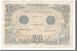 France 20 Francs 20 F 1905-1913 ''Bleu'', KM #68b, 1912-12-14,... -
