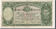 Australia 1 Pound Banknote, Undated (1952), KM:26d -