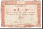 France 1000 Francs Banknote, Leval, 1795-01-07, KM:A80 -