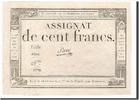 France 100 Francs Banknote, Saxy, 1795-01-07, KM:A78 -