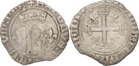 France Karolus or Dizain Coin, Undated, Saint Lô, Billon -