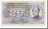 Switzerland 20 Franken Banknote, 1954-07-01, KM:46a -