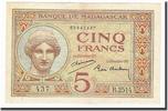 Madagascar 5 Francs (1937) Banknote, Undated (1937), KM:35 VZ+ 417.94 元  ＋  41.42 元 运费