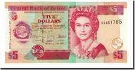 Belize 5 Dollars Banknote, 2009-07-01, KM:67d -