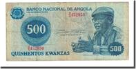 Angola 500 Kwanzas Banknote, 1979-08-14, KM:116 -