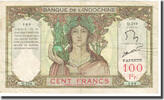 Tahiti 100 Francs Banknote, Undated (1939-65), KM:14d -