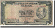 Mozambique 50 Escudos Banknote, 1958-07-24, KM:106a -
