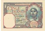 Algeria 5 Francs Banknote, 1933-09-13, KM:77a -