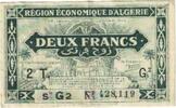 Algeria 2 Francs Banknote, 1949-03-01, KM:102 -