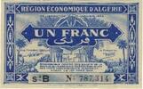 Algeria 1 Franc Banknote, 1949-03-01, KM:98a -