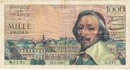 France 1000 Francs Richelieu, P. Rousseau and R. Favre-Gilly -