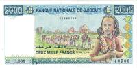 Djibouti 2000 Francs Banknote, KM:43 -