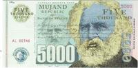 Private proofs / unofficial Not Applicable Banknote, FANTASY BANKNOTE 5000 ZILCHY MUJAND -