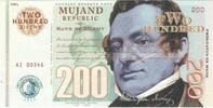 Private proofs / unofficial Not Applicable Banknote, FANTASY BANKNOTE 200 ZILCHY MUJAND -