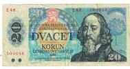 Czechoslovakia 20 Korun Banknote, KM:95 -