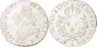 France 1/2 ECU, 44 Sols Coin, Louis XVI, 1/2 Écu, Paris -