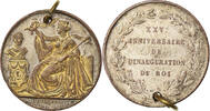 Belgium Medal Léopold Ier, 25ème Anniversaire de l'Inauguration du Roi -