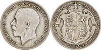 Great Britain 1/2 Crown Coin, George V, Silver, KM:818.1a -