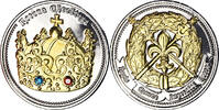 Poland Medal La Couronne Chrobrego, History, Copper Plated Silver -