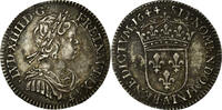 France 1/12 ECU, 10 Sols Coin, Louis XIV, 1/12 Écu à la mèche courte -