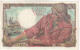 France 20 Francs Pêcheur, 21304 W.71, Fayette:13.5, KM:100a -