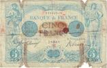 France 5 Francs Bleu, Z.960, Fayette:02.09, KM:70 -