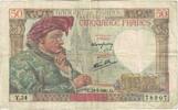 France 50 Francs Jacques Coeur, Y.34, Fayette:19.5, KM:93 -