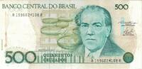 Brazil 500 Cruzados Banknote, Undated (1942-44), KM:212a -