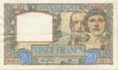 France 20 Francs Science et Travail, H.4373, Fayette:12.15 -