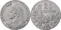 France 25 Centimes Patey, Paris, Nickel, Gadoury:364, KM:856 -