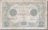 France 5 Francs Banknote, 5 F 1912-1917 ''Bleu'', 1915-02-27 -