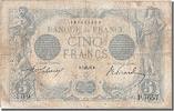 France 5 Francs Banknote, 5 F 1912-1917 ''Bleu'', 1915-09-07 -