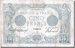 France 5 Francs Banknote, 5 F 1912-1917 ''Bleu'', 1915-09-11 -