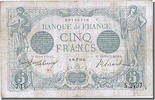 France 5 Francs Banknote, 5 F 1912-1917 ''Bleu'', 1913-06-19 -