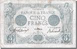 France 5 Francs Banknote, 5 F 1912-1917 ''Bleu'', 1913-08-05 -