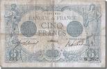 France 5 Francs Banknote, 5 F 1912-1917 ''Bleu'', 1913-08-09 -