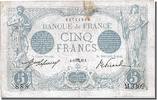 France 5 Francs Banknote, 5 F 1912-1917 ''Bleu'', 1913-10-15 -